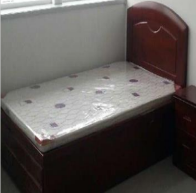 實(shí)木單人床 佰...